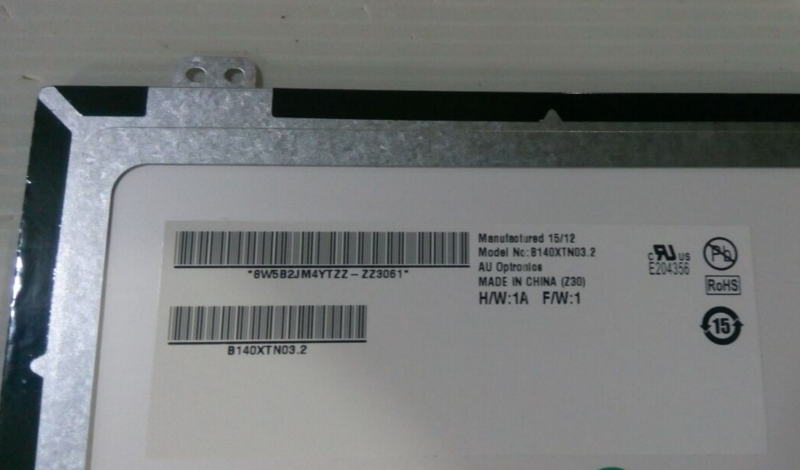 Original B140XTN03.2 AUO Screen Panel 14.0" 1366x768 B140XTN03.2 LCD Display
